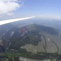 Flugwegposition um 10:55:39: Aufgenommen in der Nähe von Villach, Österreich in 1430 Meter